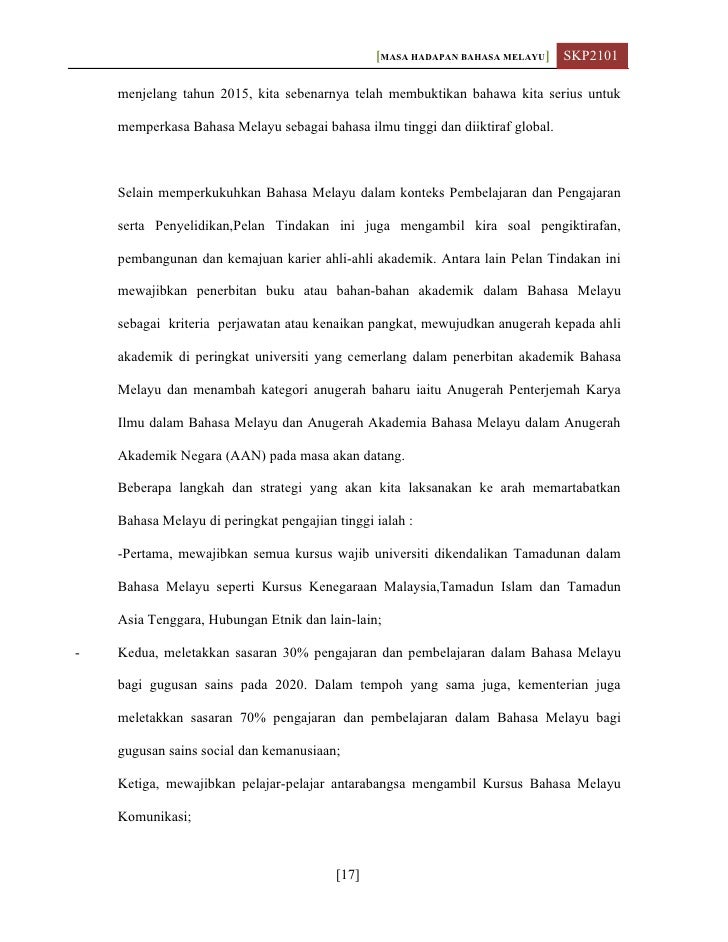 contoh artikel bahasa melayu