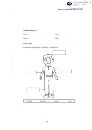 KOD KURSUS : HBEF3103
MOHD FARIS IZRA BIN ISMAIL (840115045017001)
19
 