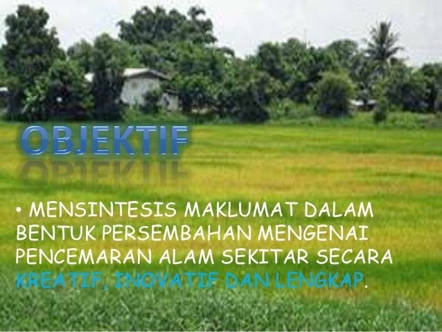 Pencemaran Alam Sekitar Edit