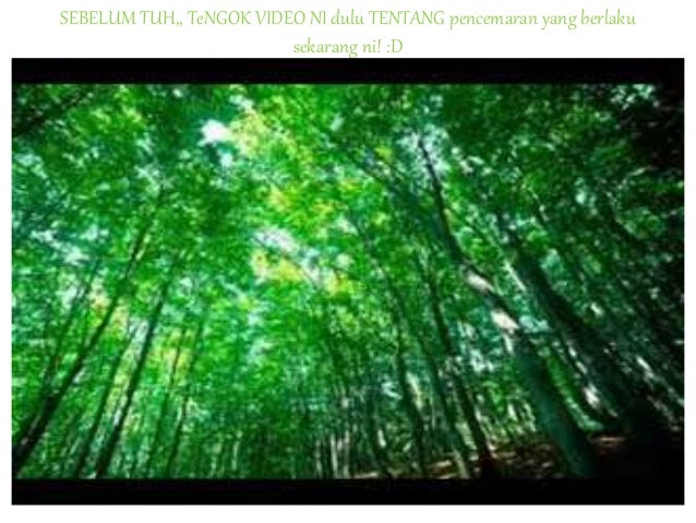Pencemaran Alam Sekitar Edit