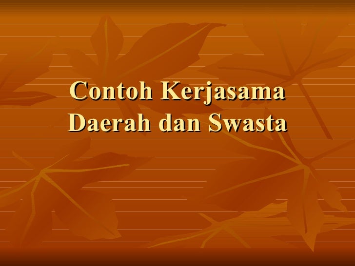 Kerjasama Daerah2