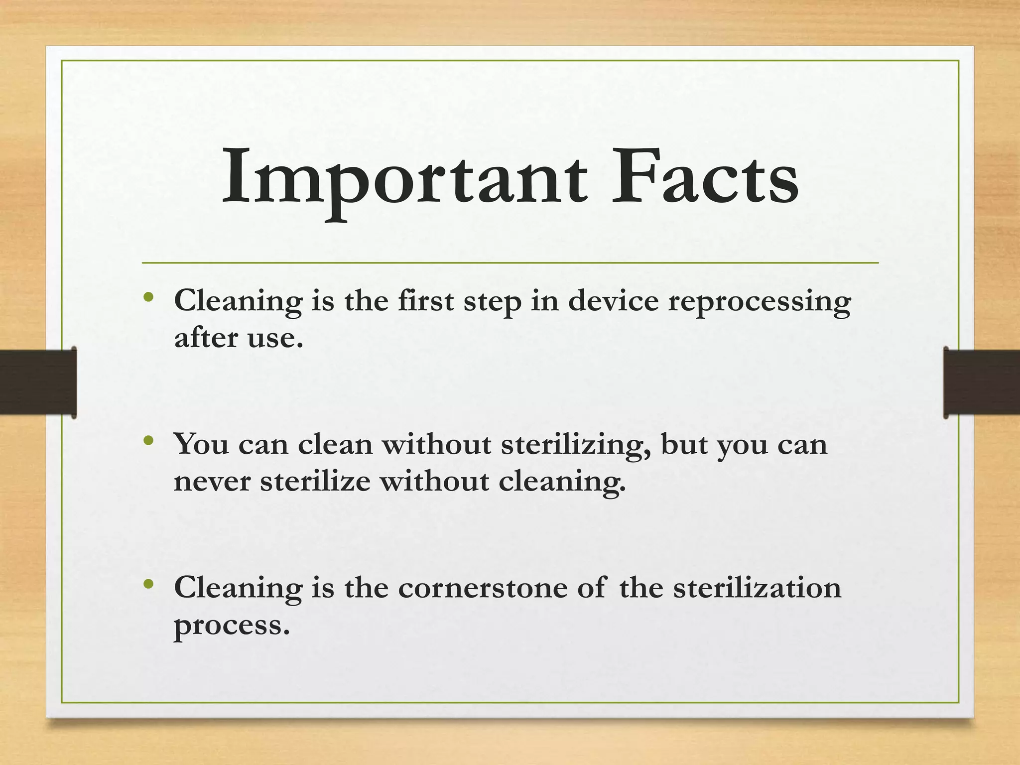 Cleaning and Disinfection of Medical Instruments | PPTX