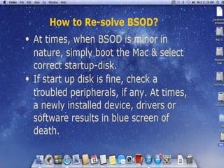 Resolving Kernel panic on Mac OS X | PPTX