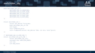 Switchdev - No More SDK | PDF