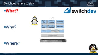 Switchdev - No More SDK | PDF