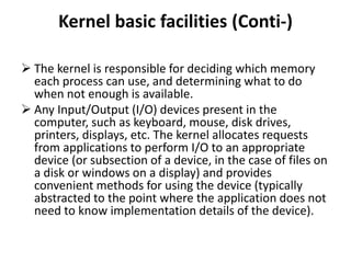 Kernel (computing) | PPTX