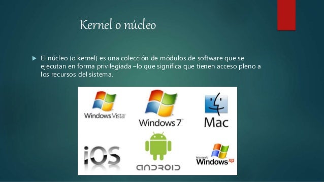 Kernel de un sistema operativo