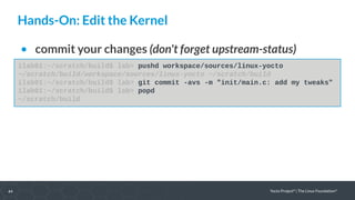 Yocto Project Kernel Lab, Hands-On | PDF