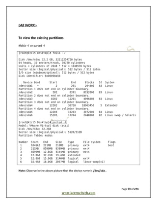 Kernel linux lab manual feb (1) | PDF