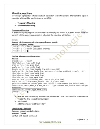 Kernel linux lab manual feb (1) | PDF