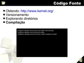 Apresentação sobre o kernel Linux v2.0