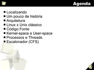Apresentação sobre o kernel Linux v2.0