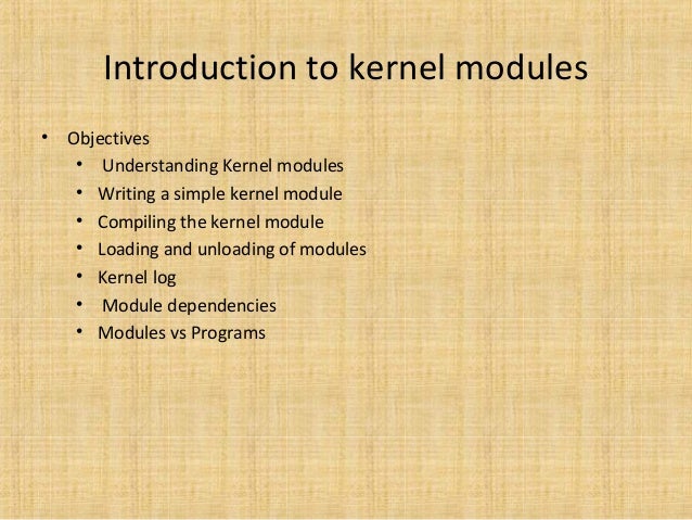 linux kernel programming