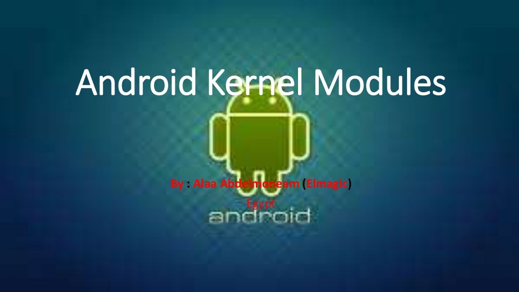 linux kernel modules