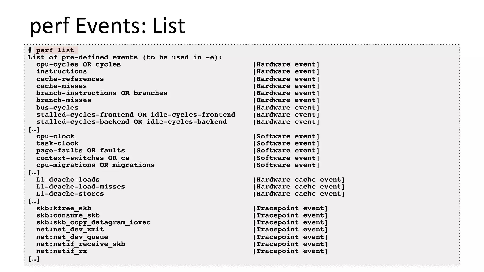 Kernel Recipes 2017: Using Linux perf at Netflix | PPT