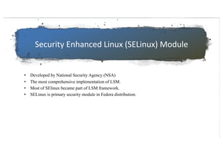 Kernel security Concepts | PDF