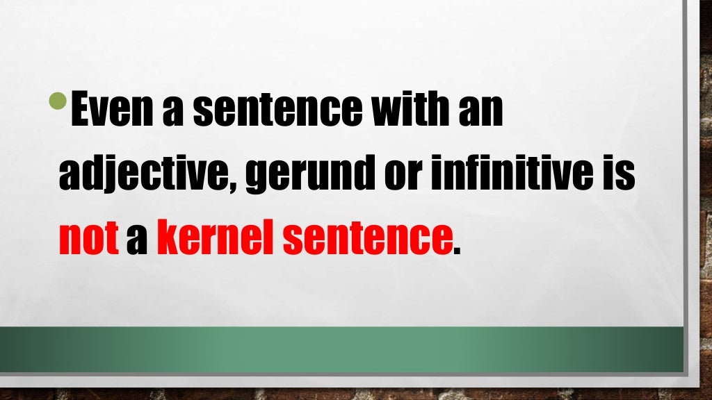 kernel-sentence