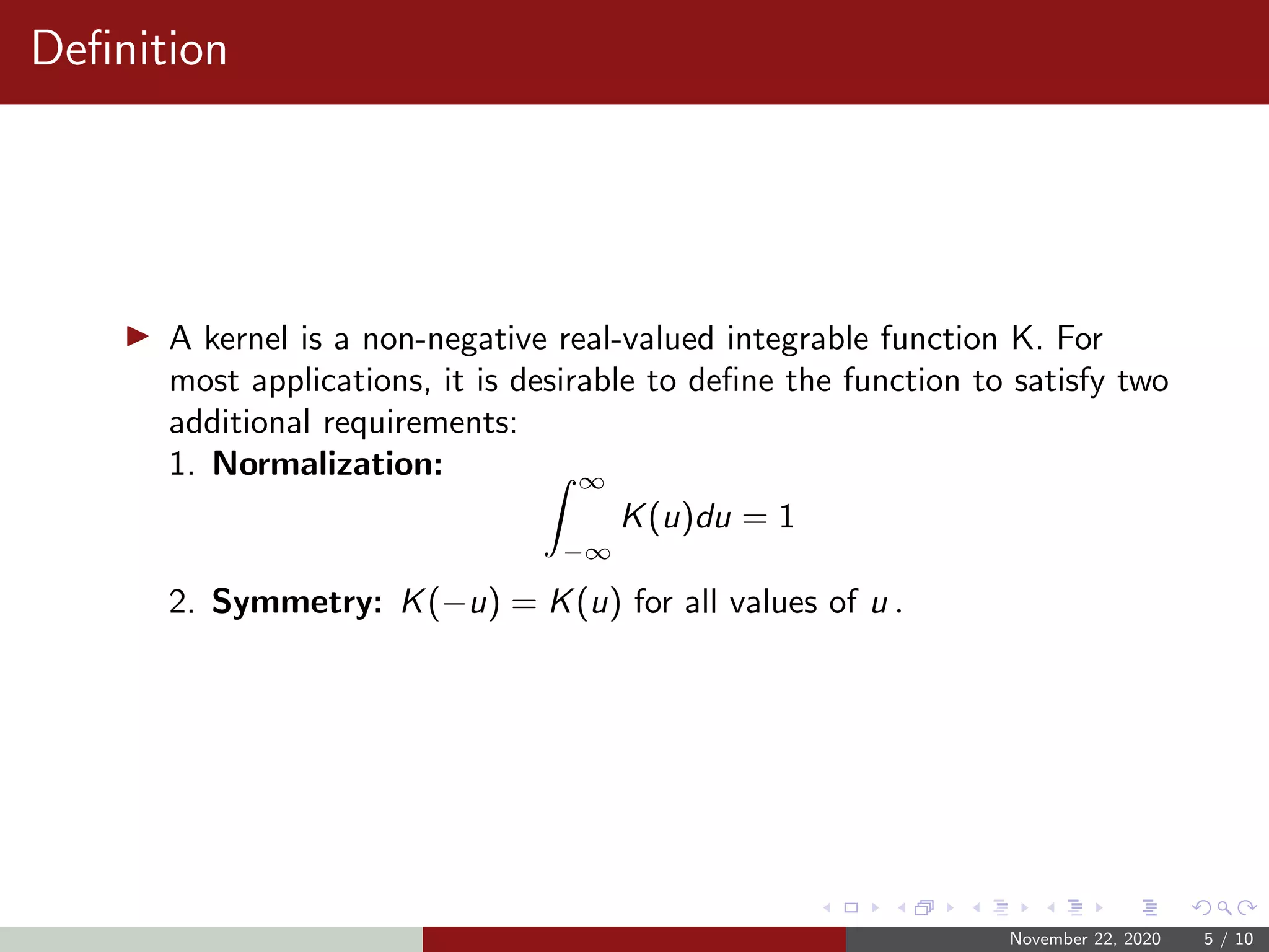 Kernels in convolution | PPT