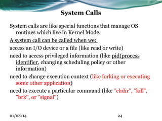 Kernel vs User Mode In Operating Systems | PDF