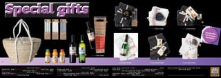 Special gifts
                                                                                                   1           2           3                                                                          A                                                    B                                                      C                                                                     D



                                                                                                                                                                                                                        4-delig € 26,24 | € 22,35                                    3-delig € 18,95 | € 15,92                                   4-delig € 17,38 | € 15,16

                                                                                                                                                                                                                                                                                                                                                                                               Special
                                                                                                                                                                                                                                                                                                                                                                                                        o
                                                                                                                                                                                                                                                                                                                                                                                               Fair  G ffer
                                                                                                                                                                                                                                                                                                                                                                                                       re
                                                                                                                                                                                                                                                                                                                                                                                                bio text en
                                                                                                                                                                                                                                                                                                                                                                                                        iel




                                                                    4                          5           6           7                     8                 9                                                                                      E
                                                                                                                                                                           2-delig € 8,44 | € 7,09                                                                                                                F                                                            G



18
                                                                                                                                                                                                                        3-delig € 39,99 | € 33,60                                    4-delig € 33,68 | € 28,68                                   3-delig € 21,95 | € 18,44


1 Dinerkaars mint palmolie 23cm set/3stuks [205230] € 3,25 - € 2,73 | 2 Dinerkaarsen wit palm              A Wijntas van recycled karton, 13x38x13cm [203698] € 2,95 - € 2,489 | Rode wijn Merlot, 0,75l      € 8,25 - € 6,93. 2 stuks € 12,00 - € 10,08 | Amazonenoten in pure chocolade, bio, 125g [202712]         [203612] per stuk € 13,25 - € 11,13. 2 stuks € 20,00 - € 16,80 | Kaars ‘Pebbles’
[205228] € 3,25 - € 2,73 | 3 Dinerkaars grijs palmolie 23cm set/3stuks [205229] € 3,25 - €  2,73           [203519] € 5,49 - € 4,61 | B Handdoek 50x100cm  washand [203613] per stuk € 13,25 - € 11,13.      € 3,79 - € 3,58 | Thee rooibos, spicy orange, bio, 20x1,75g [204249] € 1,59 - € 1,50 | E Badhand-       van palmolie, small [204770] € 1,95 - € 1,64
| 4 Naturel/witte picknickmand ‘Kaisa’ [204304] € 27,50 - € 23,11 | 5 Flesje Appelsap, 0,33l [204819]      2 stuks €  20,00 - € 16,80 | Noussine hazelnoot bonbons, 115g [007631] € 2,99 - € 2,82 |           doek 70x140cm [203610] per stuk € 18,50 - € 15,55. 2 stuks € 30,00 - € 25,21 | Witte mousse­
€ 1,39 - € 1,31 | 6 Flesje Sinaasappelsap, 0,33l [204821] € 1,39 - € 1,31 | 7 Flesje Tropisch sap, 0,33l   Dinerkaars grijs palmolie 23cm set/3stuks [205229] € 3,25 - € 2,73 | C Gastendoekje 30x55cm,       rende wijn Vonkelwijn, 0,75l [201521] € 9,99 - € 8,39 | F Badhanddoek 70x140cm [203611] per
[204820] € 1,39 - € 1,31 | 8 Rode wijn Cabernet Sauvignon 0,75l [201925] € 5,49 - € 4,61 | 9 Witte         set/2stuks [203614] per stuk € 8,25 - € 6,93. 2 stuks € 12,00 - € 10,08 | Hartvormige zeepstenen   stuk € 18,50 - € 15,55. 2 stuks € 30,00 - € 25,21 | After dinner mints, 170g [006504] € 2,39 -
wijn Sauvignon Blanc, 0,75l [201926] € 5,49 - € 4,61                                                       zeephouder [204522] € 6,95 - € 5,84 | D Gastendoekje 30x55cm, set/2stuks [203615] per stuk         € 2,25 | Thee earl grey, bio, 20x1,5g [204242] € 1,29 - € 1,22 | G Handdoek 50x100cm  washand          Deze prijzen zijn exclusief doos, verpakkingsmateriaal en inpakkosten.
 