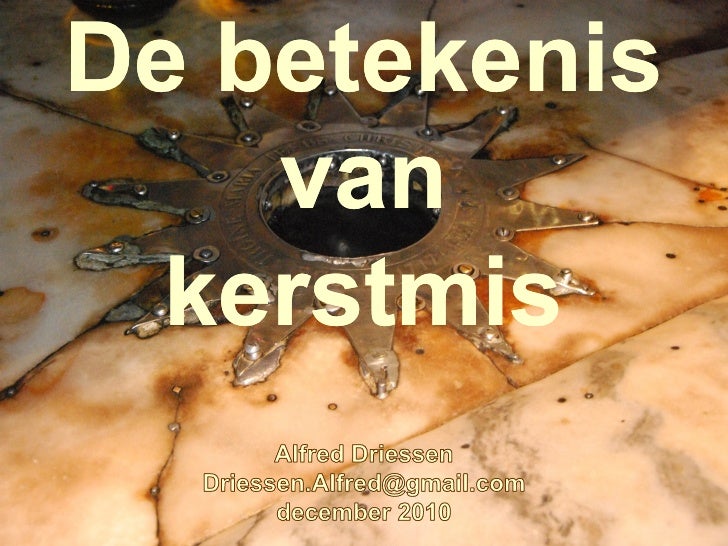 Betekenis van Kerstmis