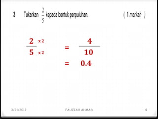 Soalan Dan Jawapan Kertas 2 Matematik Upsr