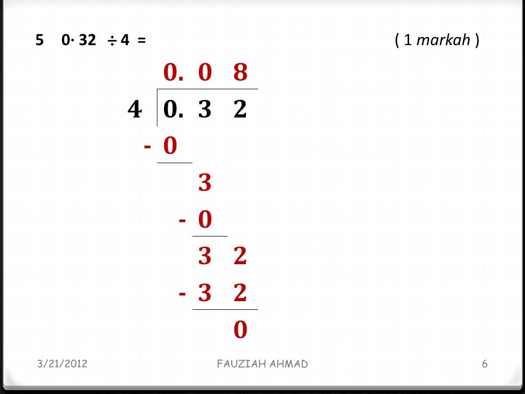 Soalan dan Jawapan Kertas 2 Matematik UPSR