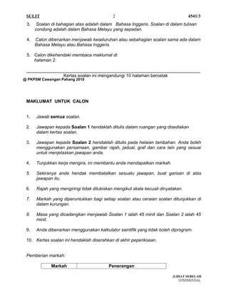 Contoh Soalan Kertas 3 Kimia  OlivekruwDelacruz