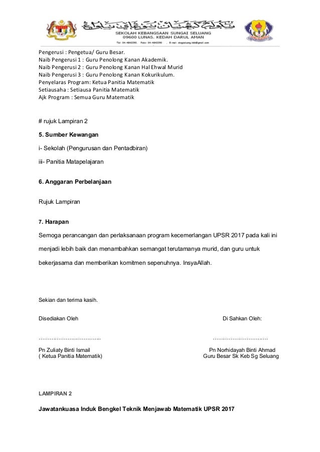 Kertas bengkel teknik menjawaab upsr 2017