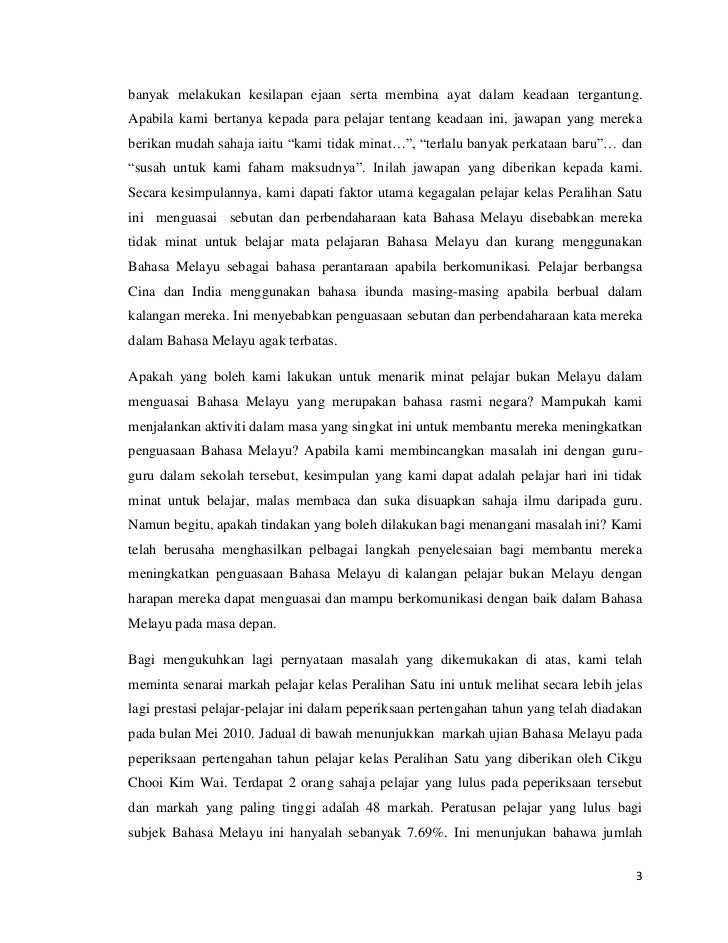 Kertas cadangan kajian tindakan