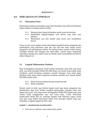 Kertas Kajian Tindakan Khas Bahasa Malaysia