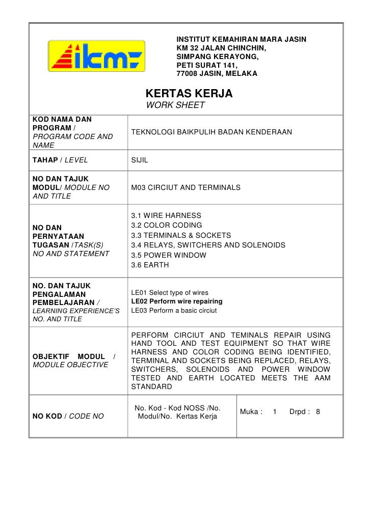 Kertas kerja