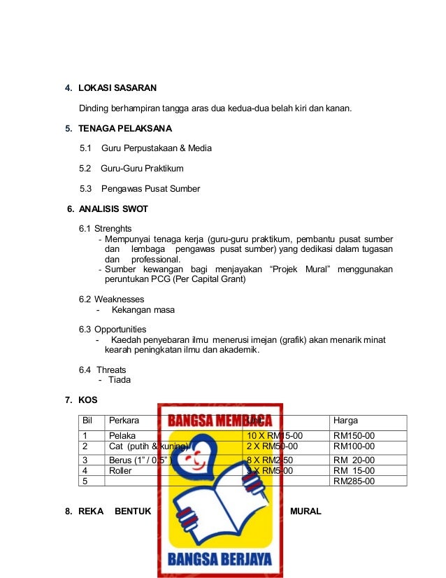 Kertas kerja projek mural 2011