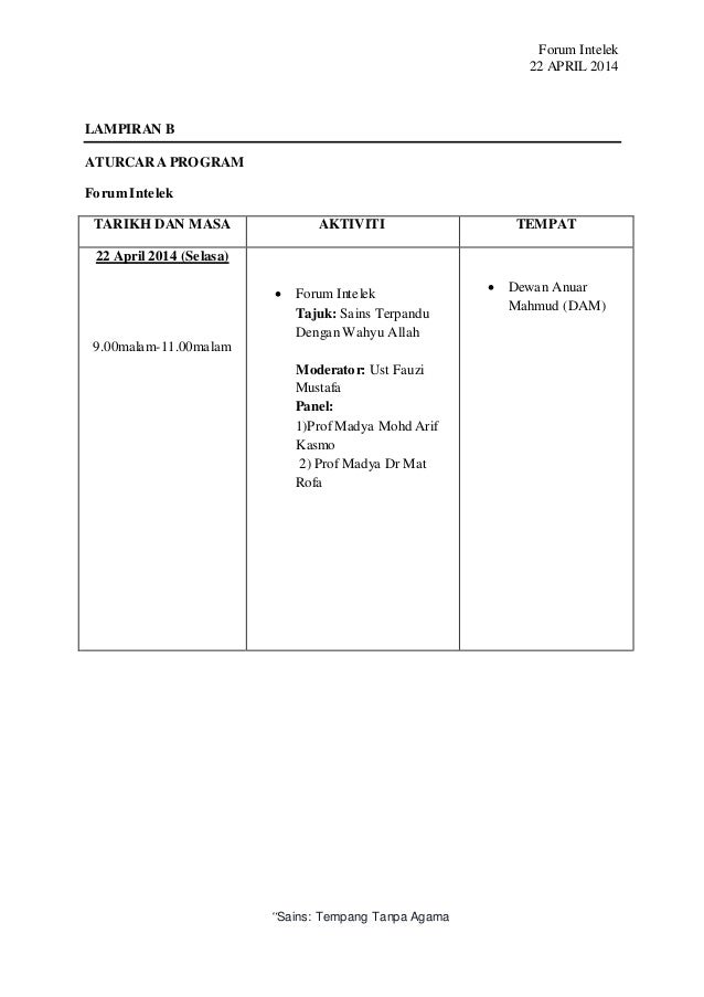 Kertas kerja forum intelek iii