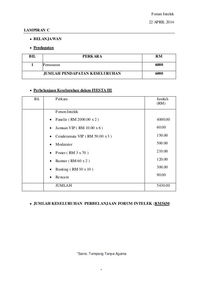 Kertas kerja forum intelek iii