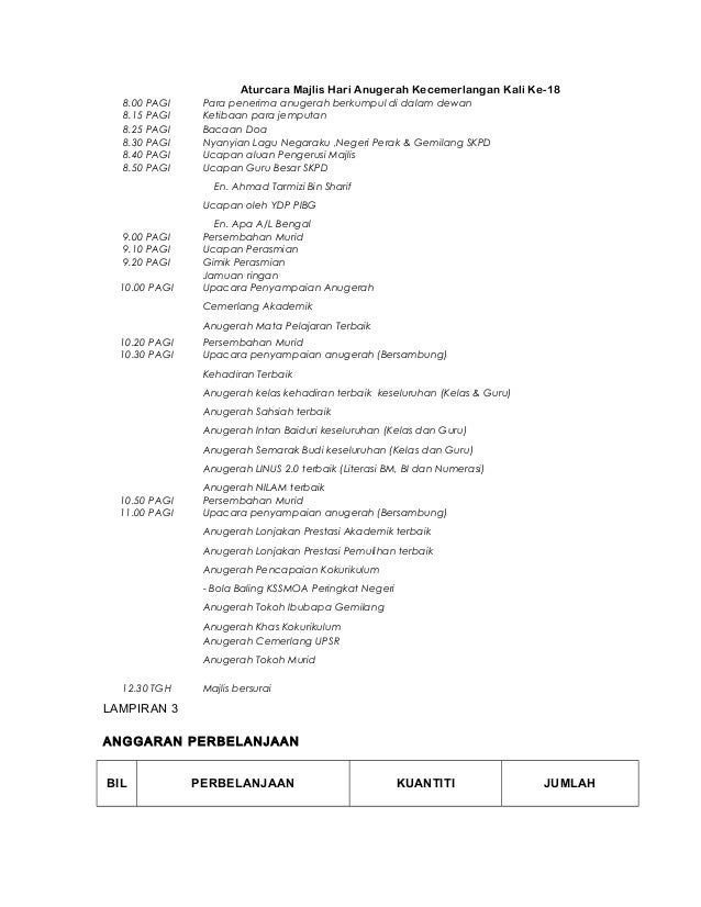Kertas kerja hari anugerah 2017
