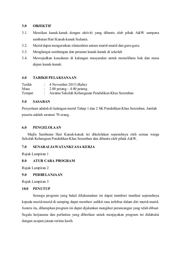 Kertas Kerja Hari Kanak2