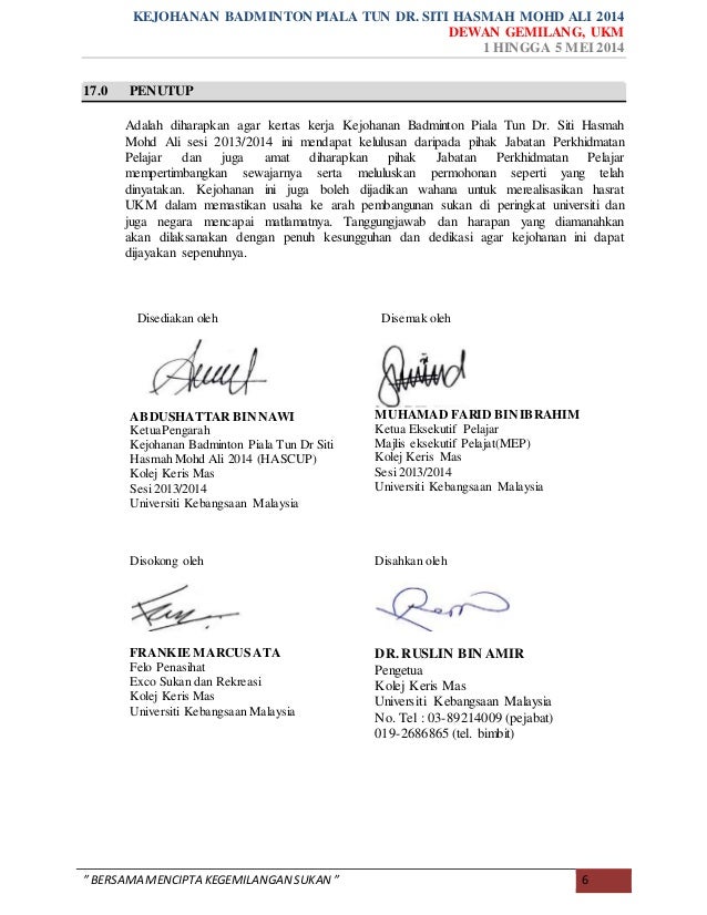 Kertas kerja hascup 14