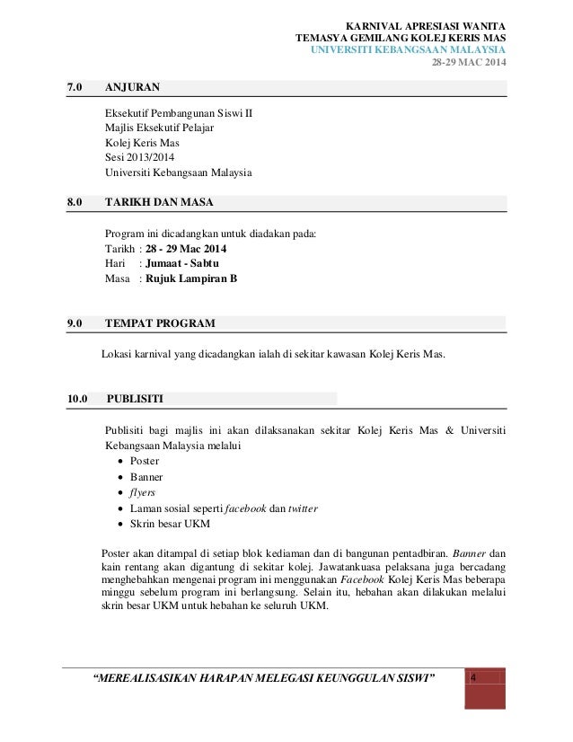 Kertas Kerja Kaswita 2014