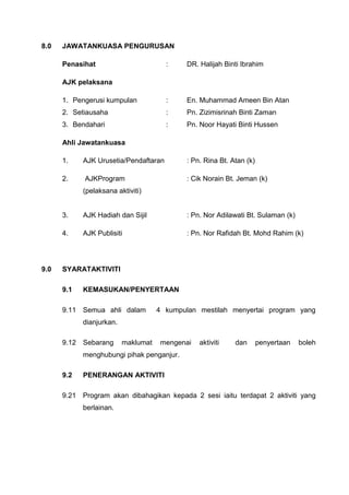 Kertas kerja kelab bahasa 2012