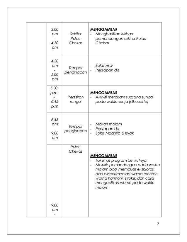 Kertas kerja kembara seni new 