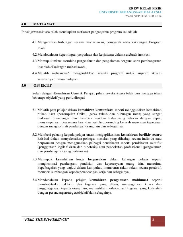 Kertas Kerja Kem Remaja Wawasan Krew Kelab Fizik