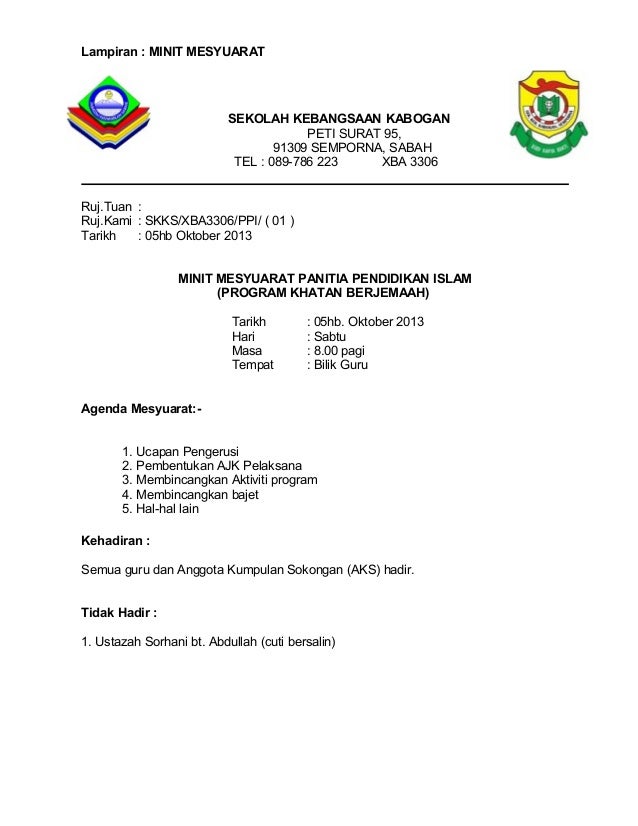 TUGASAN KOKUM Kertas kerja Majlis Khatan