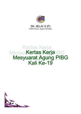 SK JELAI 3 (F)
73480 Gemas, Negeri Sembilan.
 