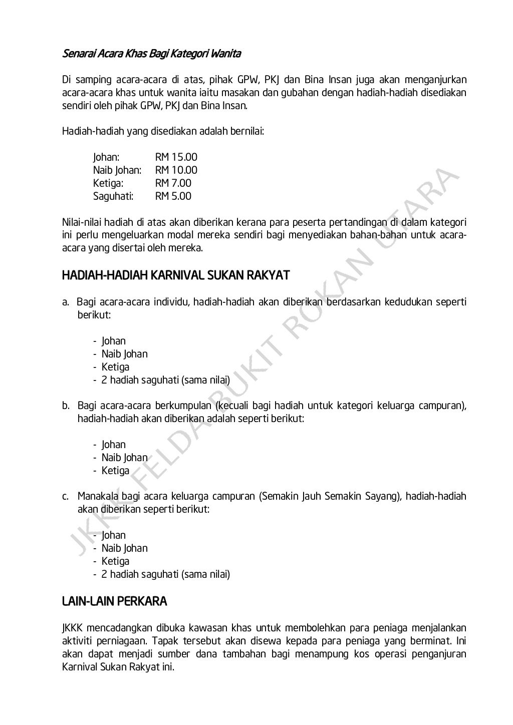 Kertas Kerja Penganjuran Karnival Jualan Kertas Kerja Penganjuran Karnival Jualan Kertas Kerja Karnival Nasyid Sambutan 20 Tahun Al Furqan Tarikh Wesmari