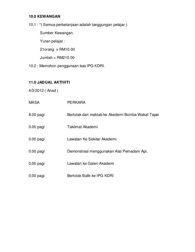 Kertas Kerja Program Sukarelawan Malaysia
