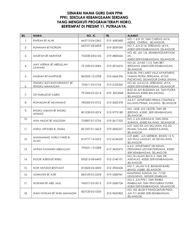 Kertas kerja terapi renang