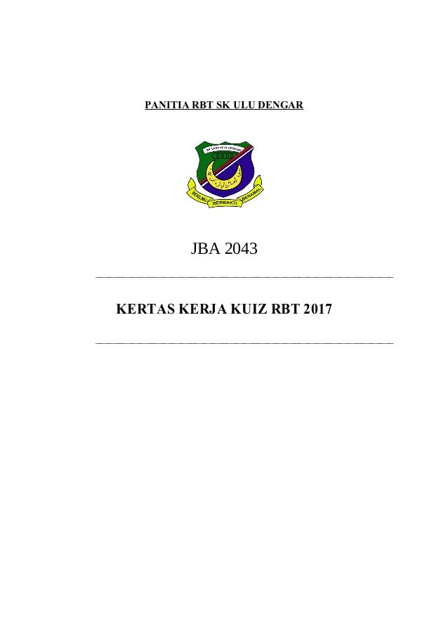Kertas kerja tmk 2017
