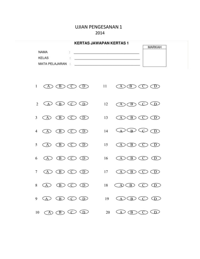 Kertas objektif  PDF
