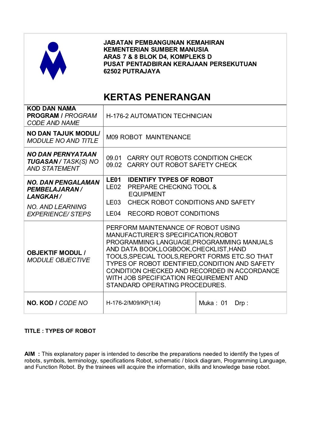 Kertas penerangan